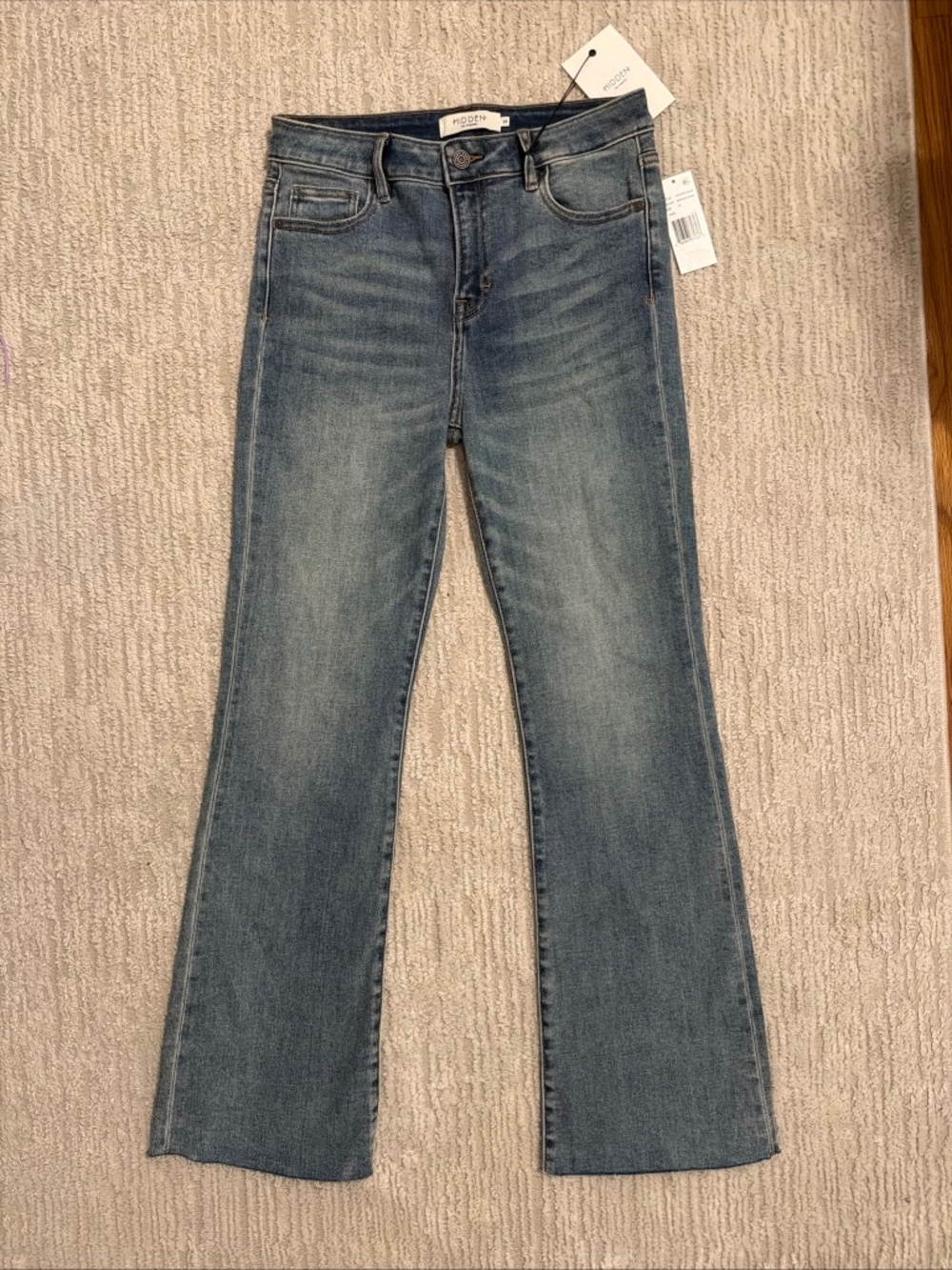 HIDDEN brand high rise bootcut boot cut denim Ryan jeans size 28 NWT New w tags